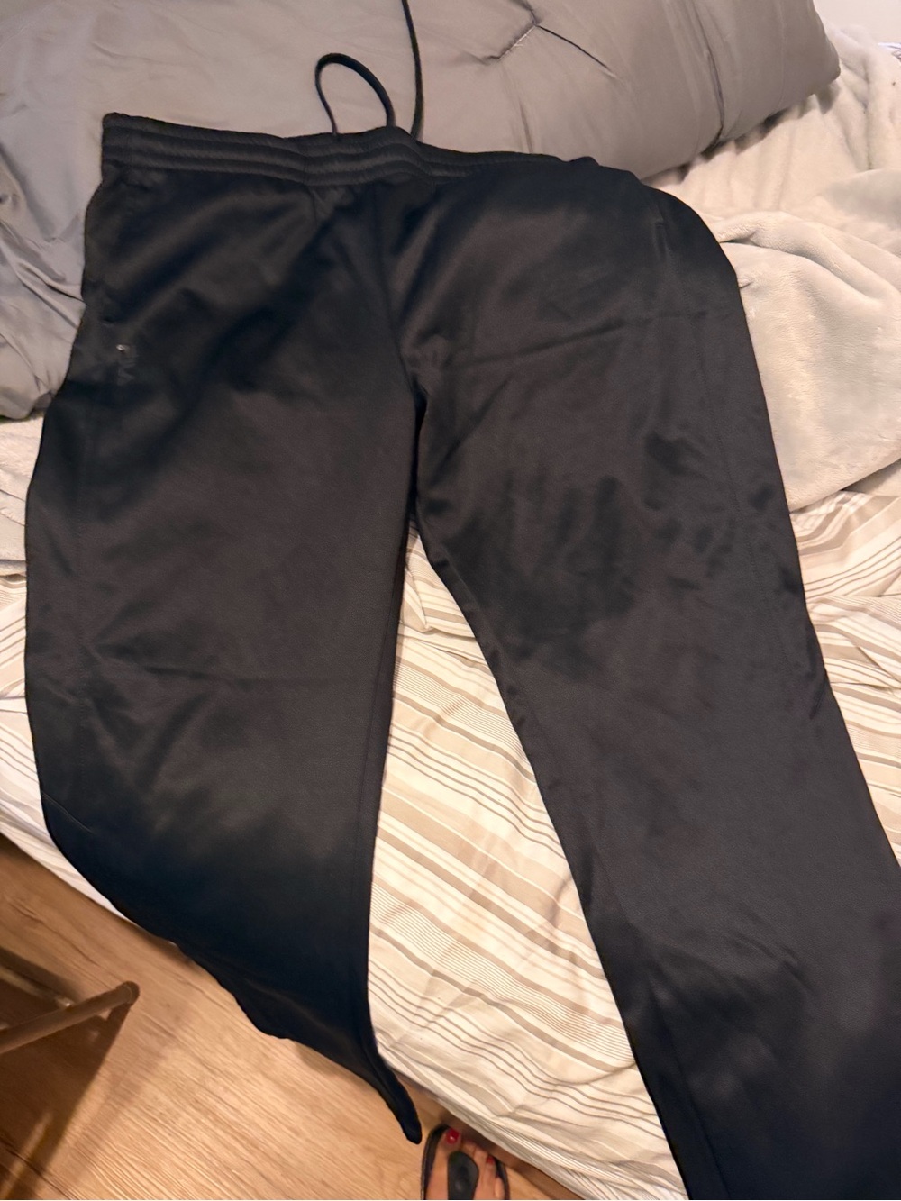 Fila Black Men's Jogger Sweatpants with Drawstring XL